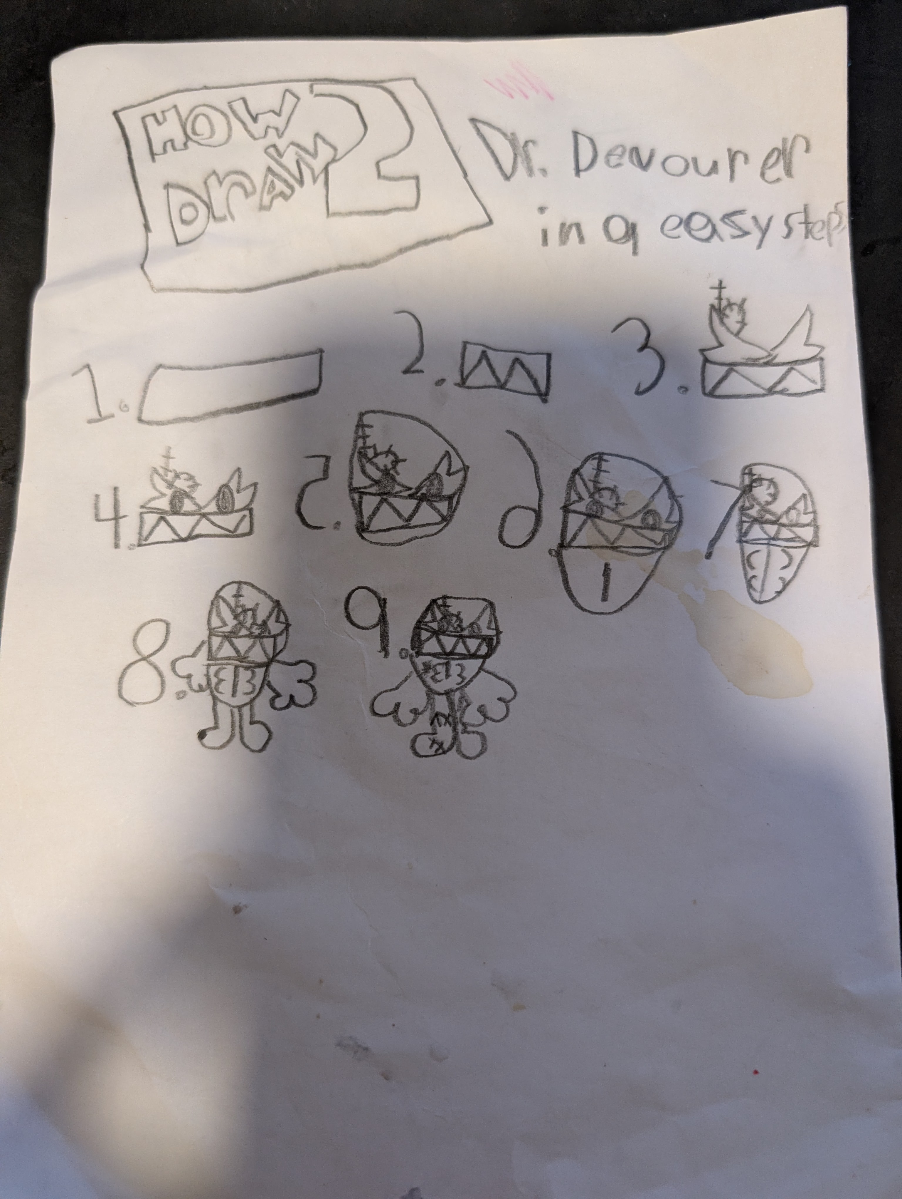 Vol 7 bonus — How 2 Draw Dr. Devourer